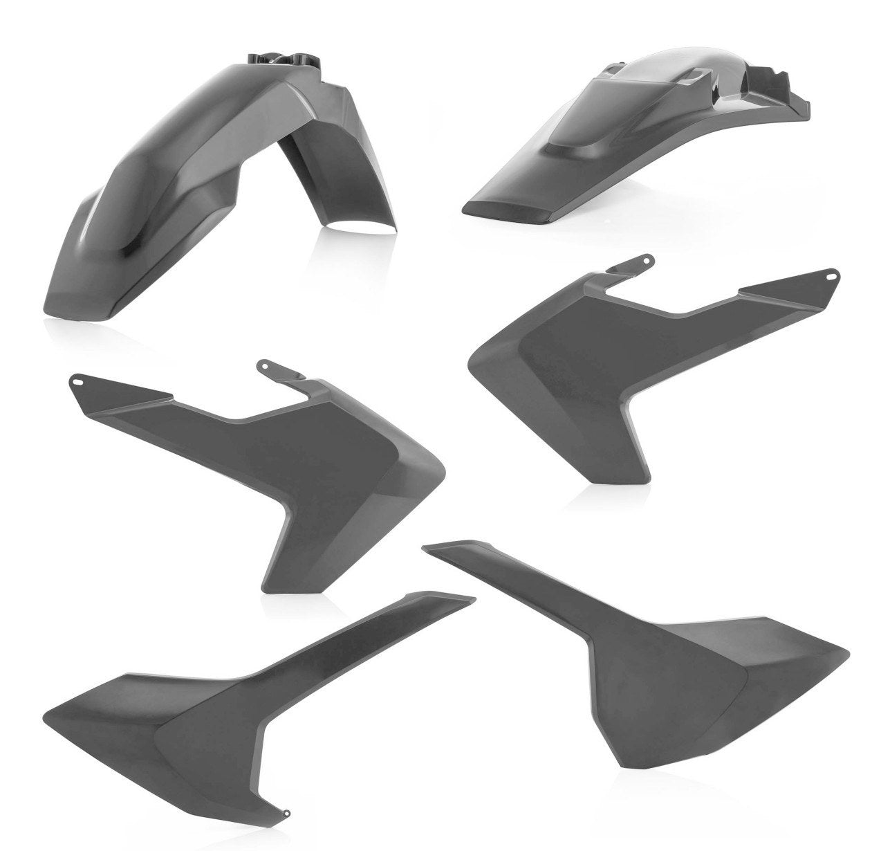 Acerbis Plastik Kit passend für Husqvarna grau / 4tlg.