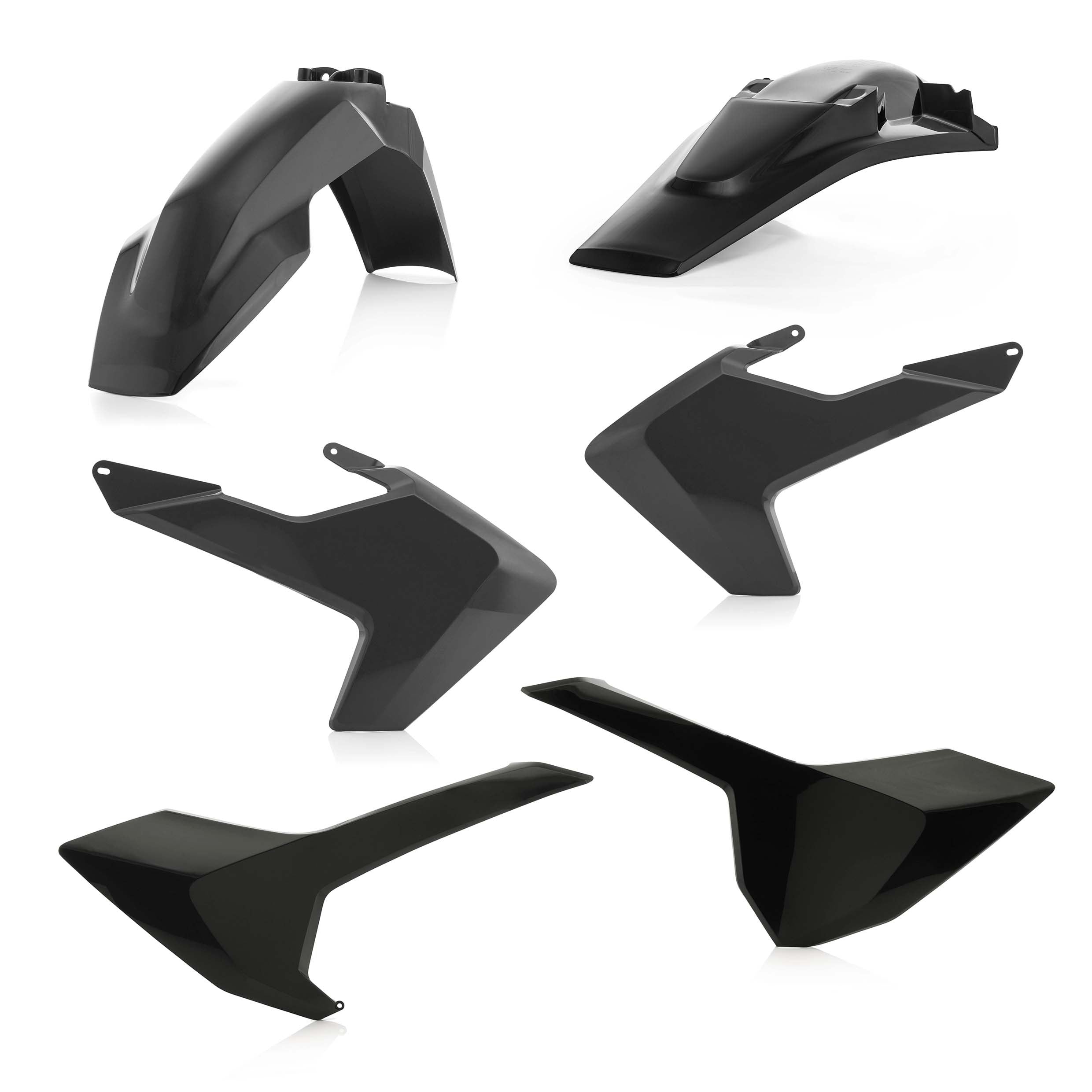 Acerbis Plastik Kit passend für Husqvarna schwarz / 4tlg.