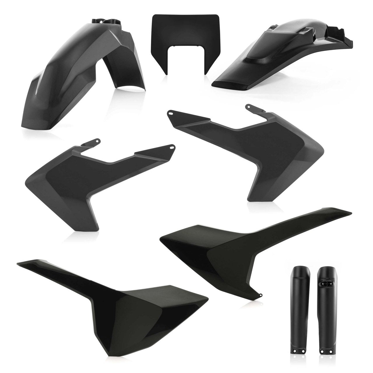 Acerbis Plastik Full Kit passend für Husqvarna schwarz / 6tlg.