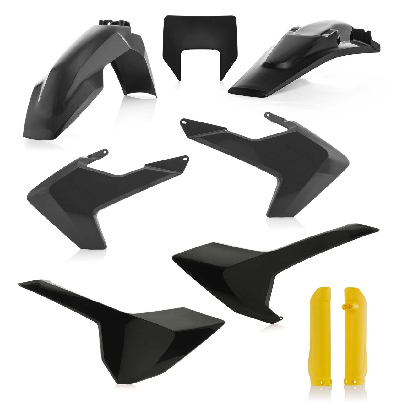 Acerbis Plastik Full Kit passend für Husqvarna schwarz-gelb / 6tlg.