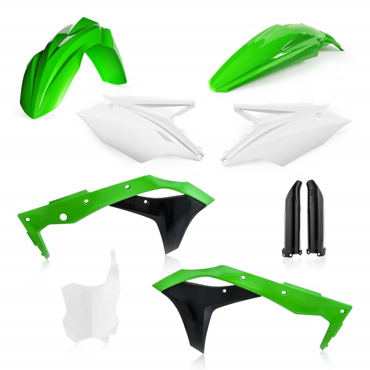 Acerbis Plastik Full Kit passend für Kawasaki OEM / 6tlg.