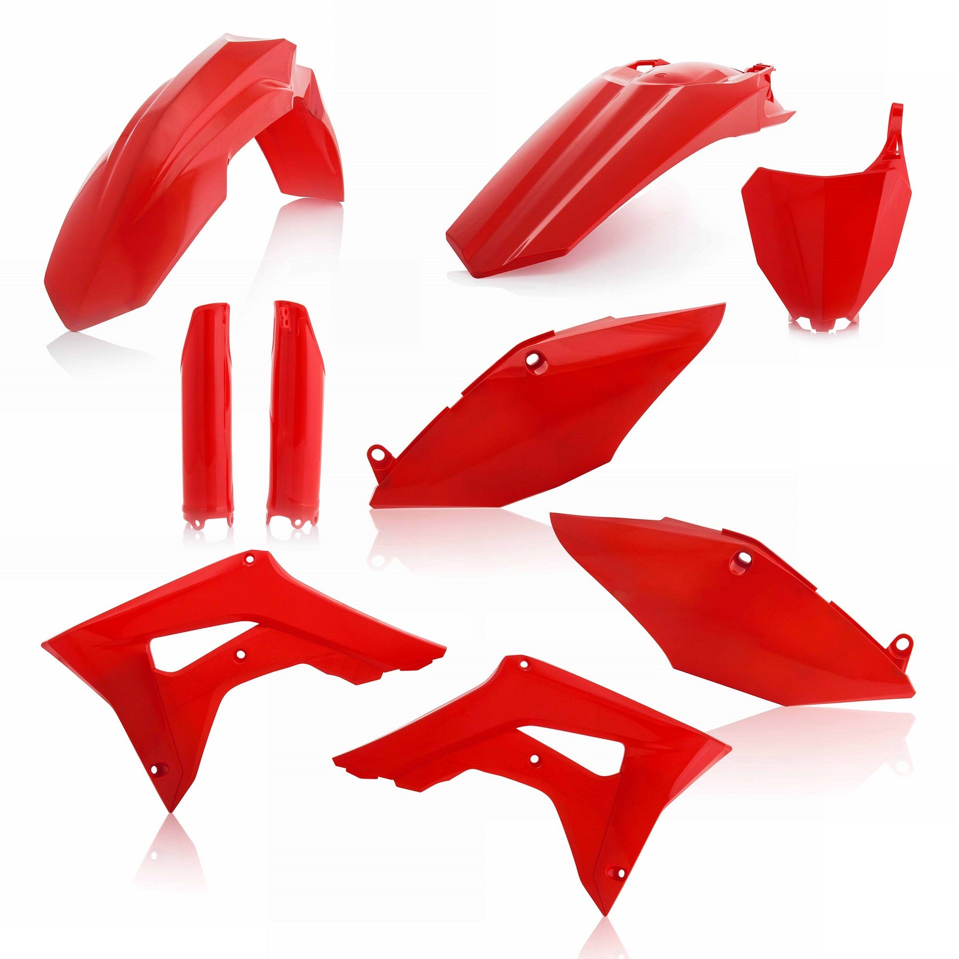Acerbis Plastik Full Kit passend für Honda rot / 6tlg.