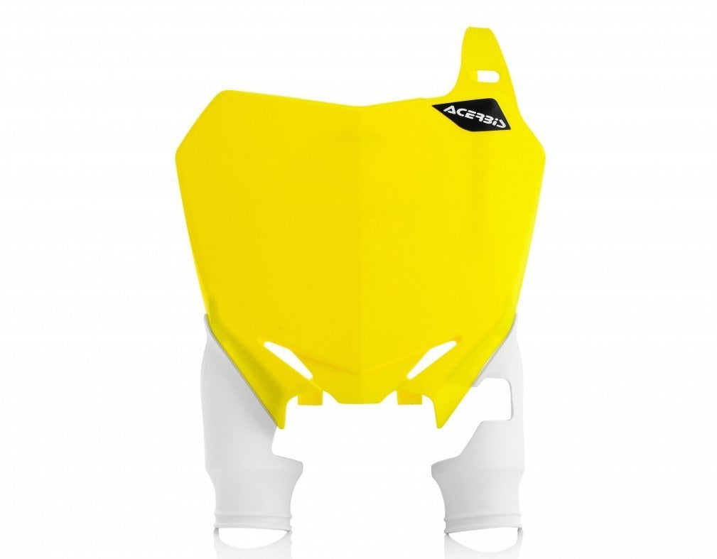 SALE% - Acerbis Startnummerntafel Raptor passend für Suzuki gelb-weiß