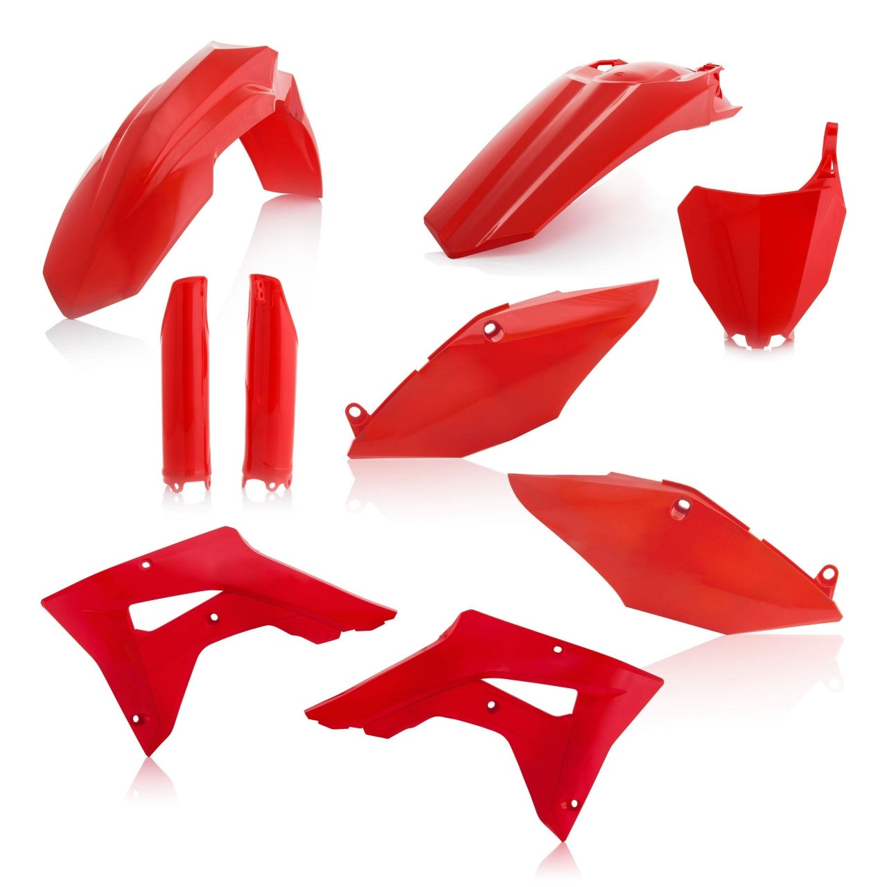 Acerbis Plastik Full Kit passend für Honda rot / 6tlg.