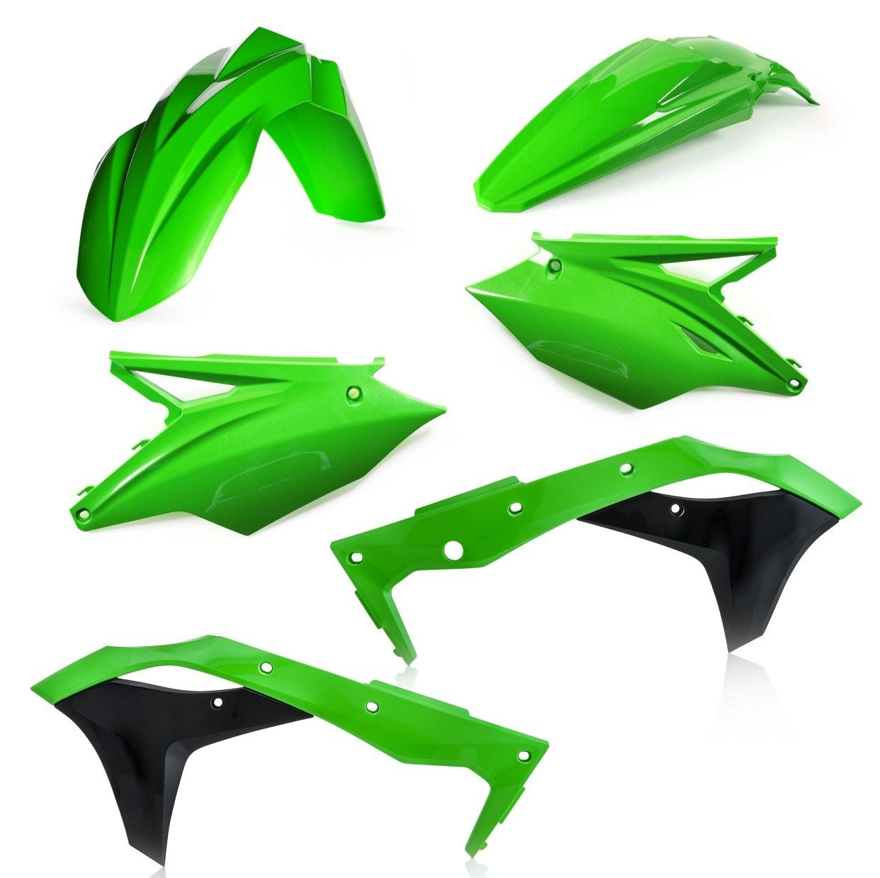 Acerbis Plastik Kit passend für Kawasaki OEM20 / 4tlg.