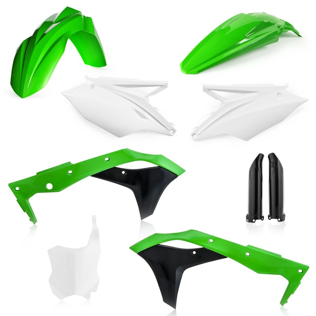 Acerbis Plastik Full Kit passend für Kawasaki OEM / 6tlg.