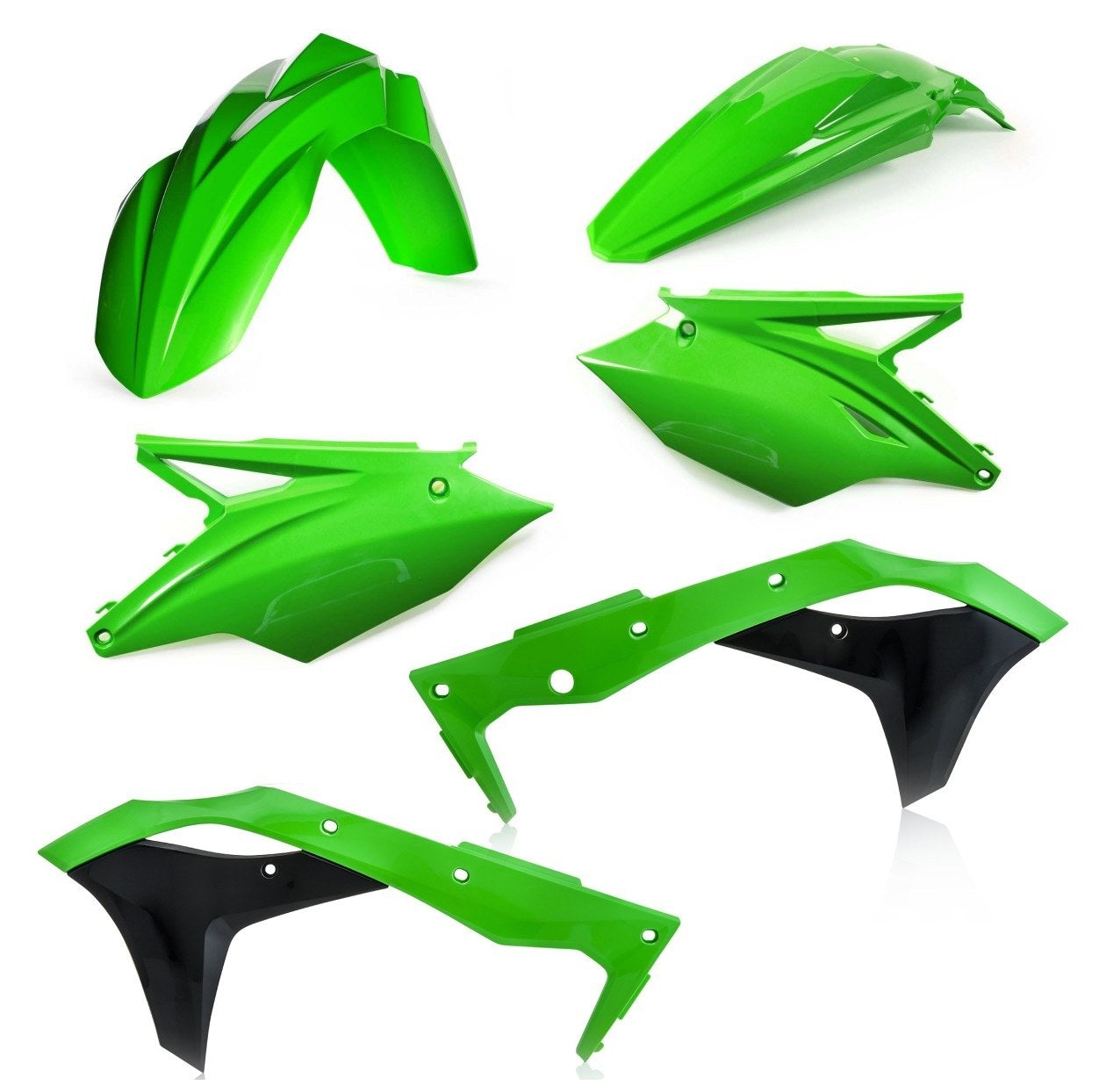 Acerbis Plastik Full Kit passend für Kawasaki OEM20 / 6tlg.