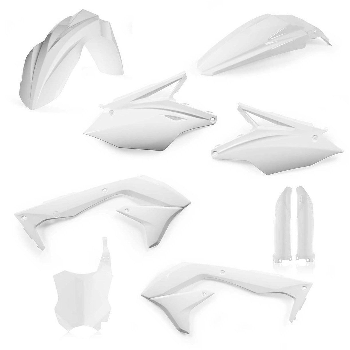 Acerbis Plastik Full Kit passend für Kawasaki weiß / 6tlg.
