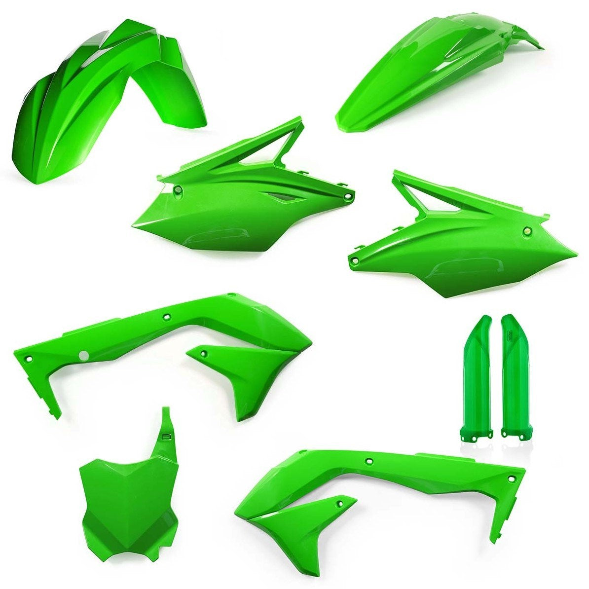 Acerbis Plastik Full Kit passend für Kawasaki EU grün / 6tlg.