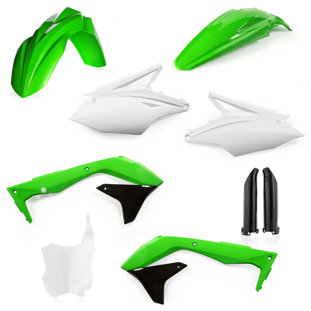 Acerbis Plastik Full Kit passend für Kawasaki EU OEM / 6tlg.