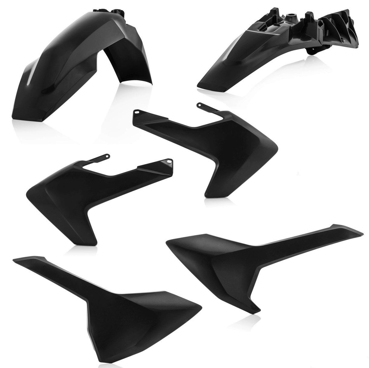 Acerbis Plastik Kit passend für Husqvarna schwarz / 4tlg.