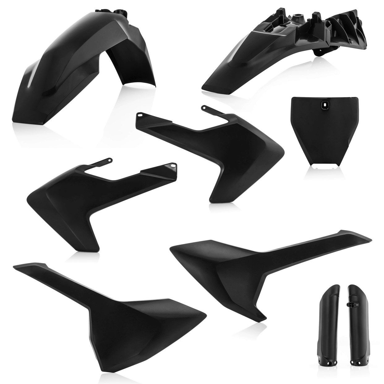 Acerbis Plastik Full Kit passend für Husqvarna schwarz / 6tlg.