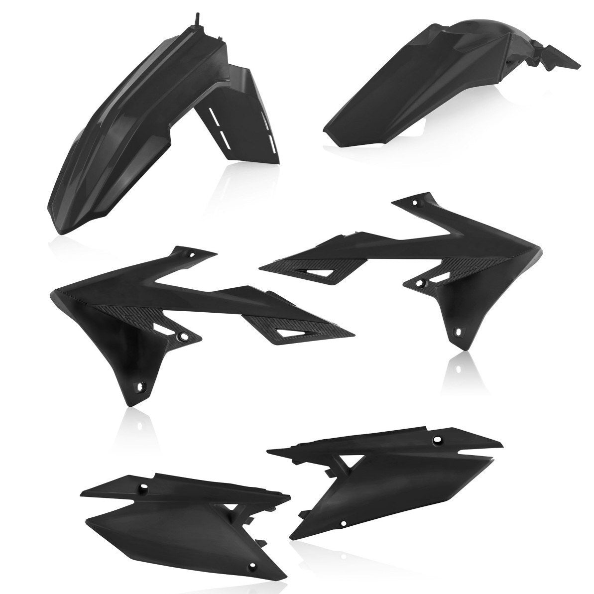 Acerbis Plastik Kit passend für Suzuki schwarz / 4tlg.