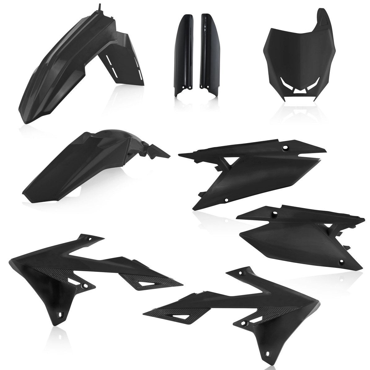 Acerbis Plastik Full Kit passend für Suzuki schwarz / 6tlg.