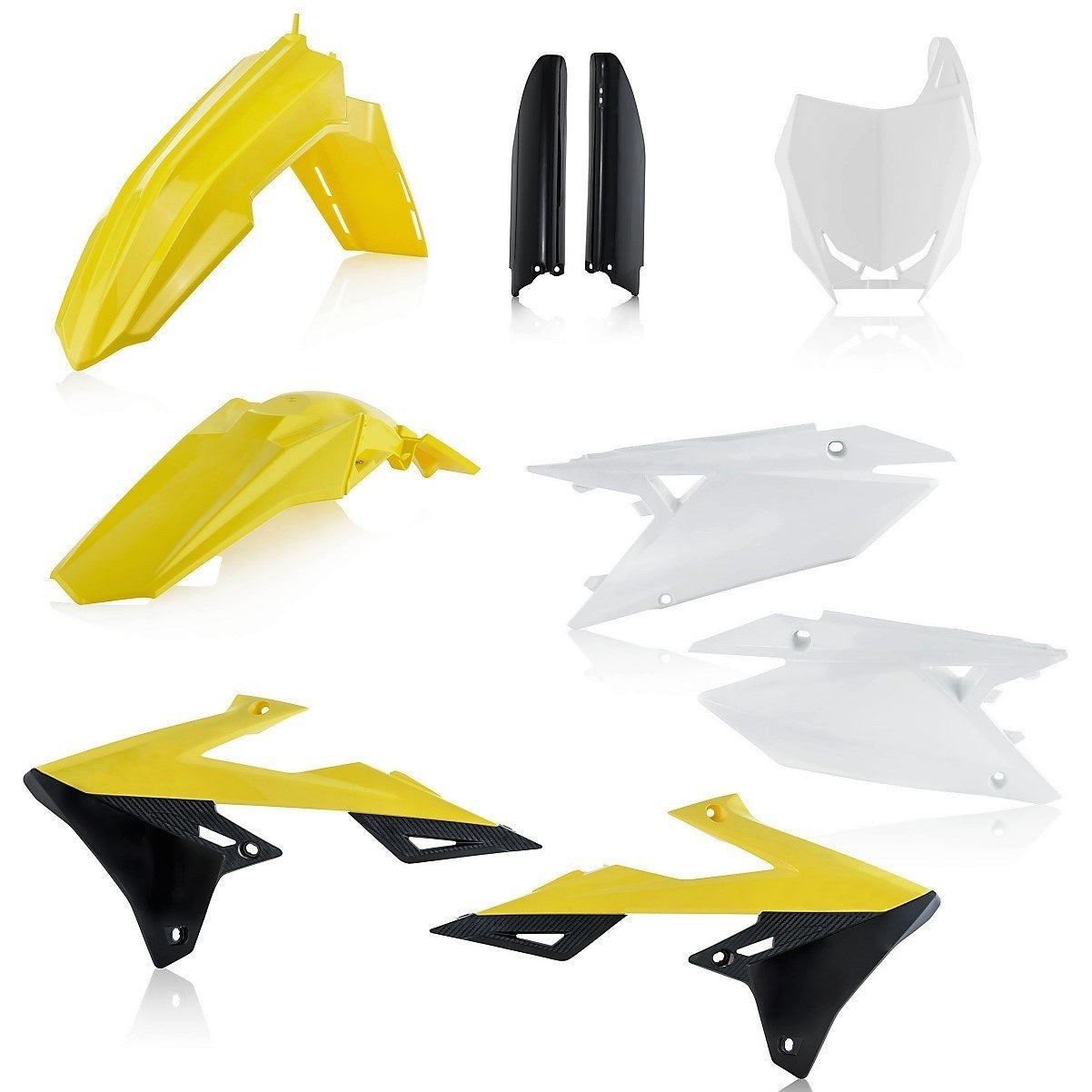Acerbis Plastik Full Kit passend für Suzuki OEM / 6tlg.