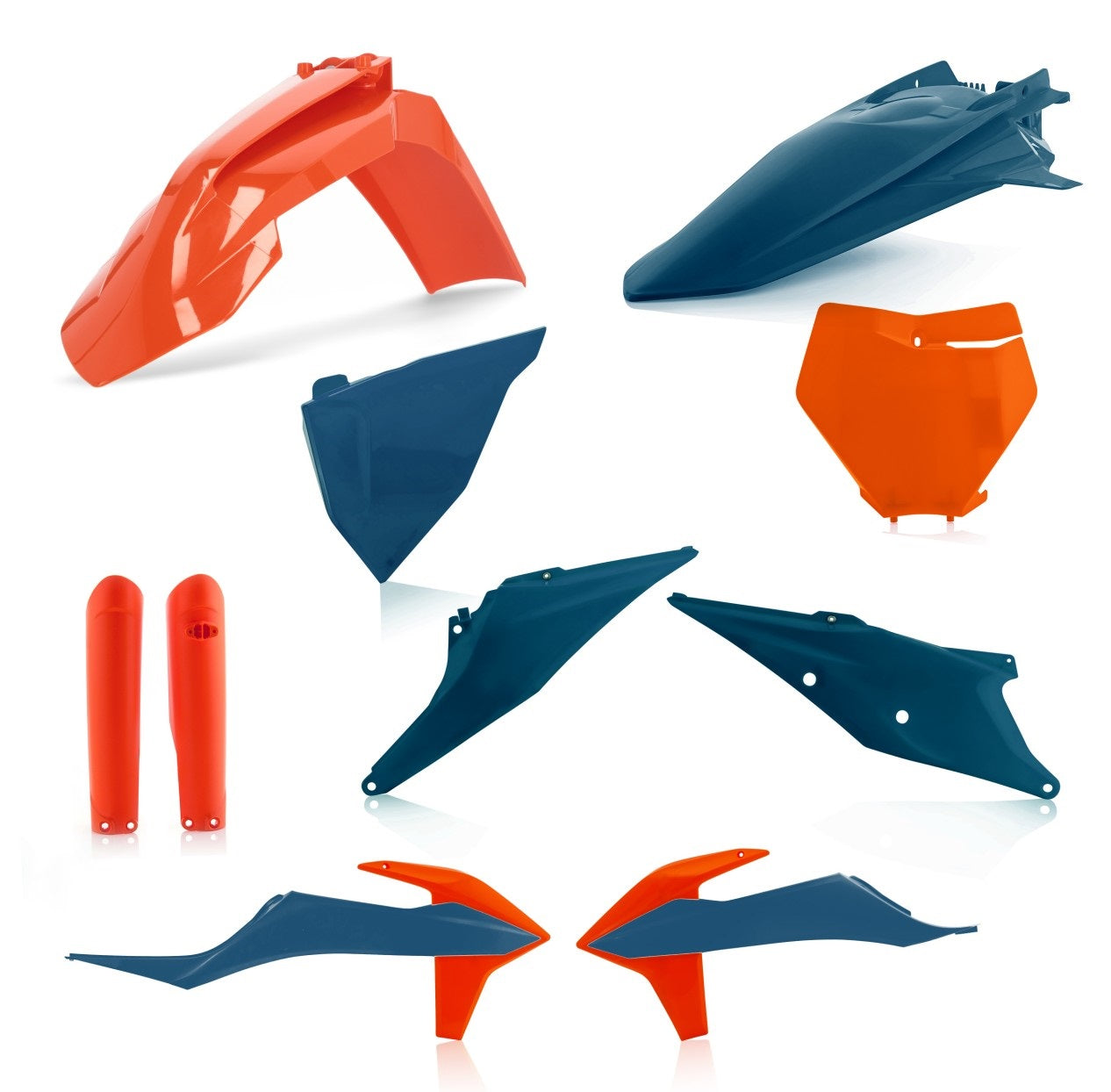Acerbis Plastik Full Kit passend für KTM blau-orange / 7-tlg.