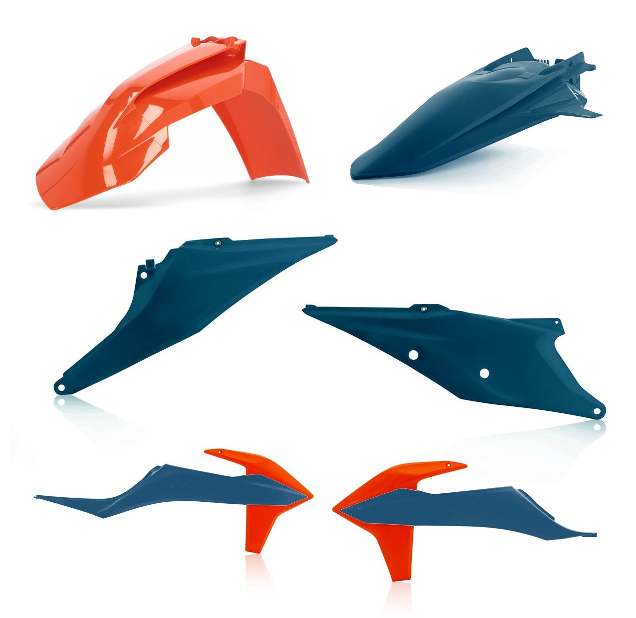 Acerbis Plastik Kit passend für KTM blau-orange / 4tlg.
