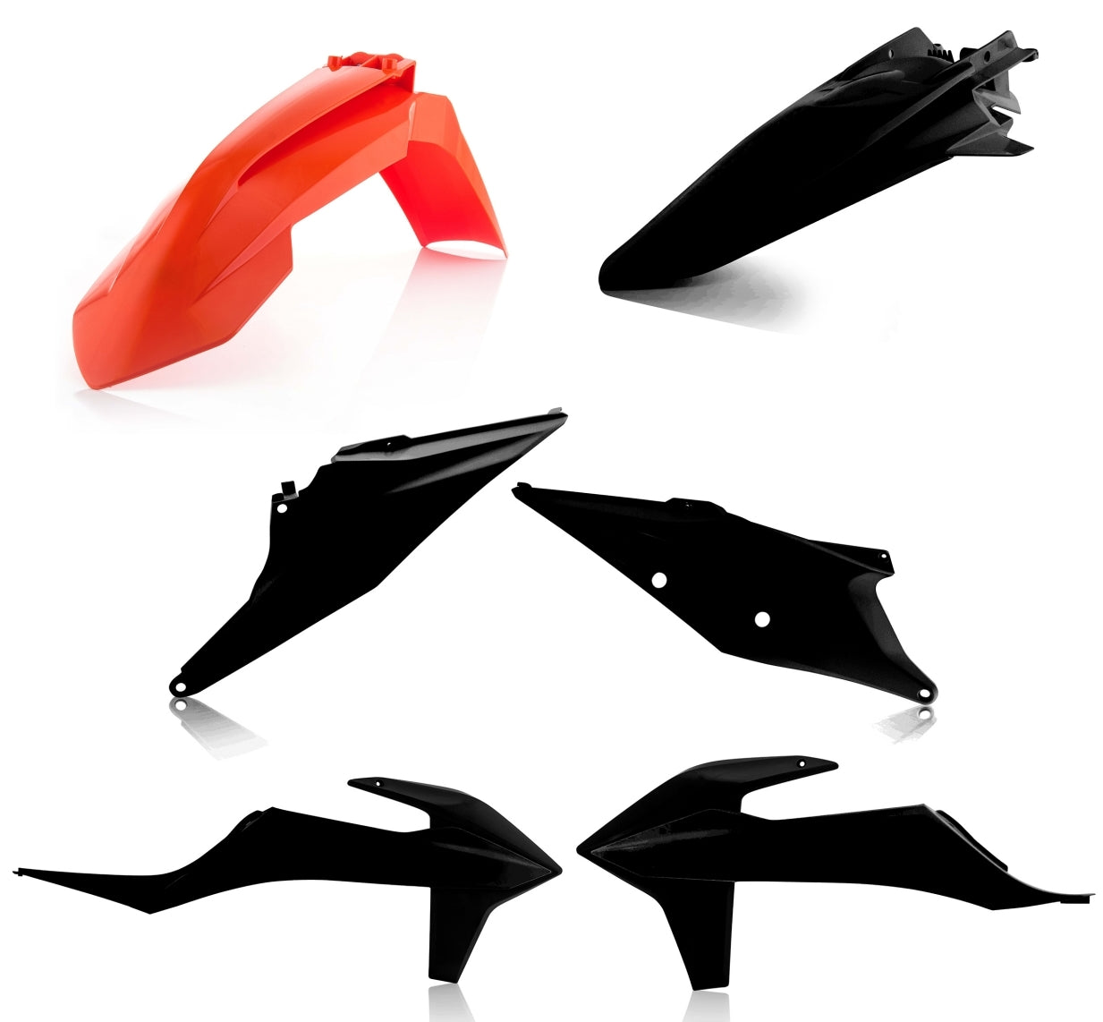 Acerbis Plastik Kit passend für KTM schwarz-orange16 / 4tlg.