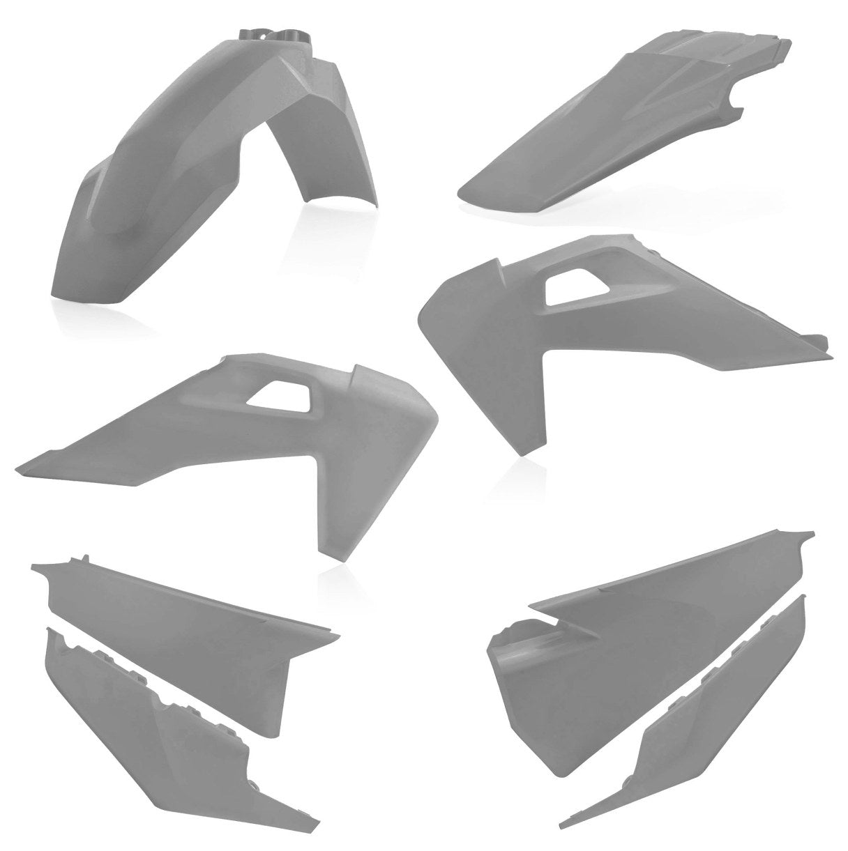 Acerbis Plastik Kit passend für Husqvarna grau / 4tlg.