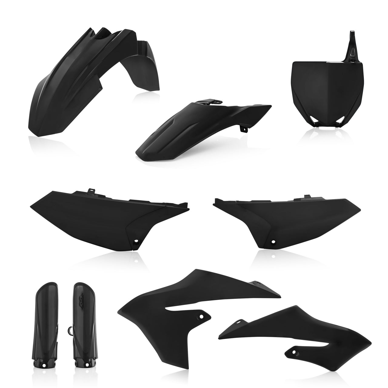 Acerbis Plastik Full Kit passend für Yamaha schwarz / 6tlg.