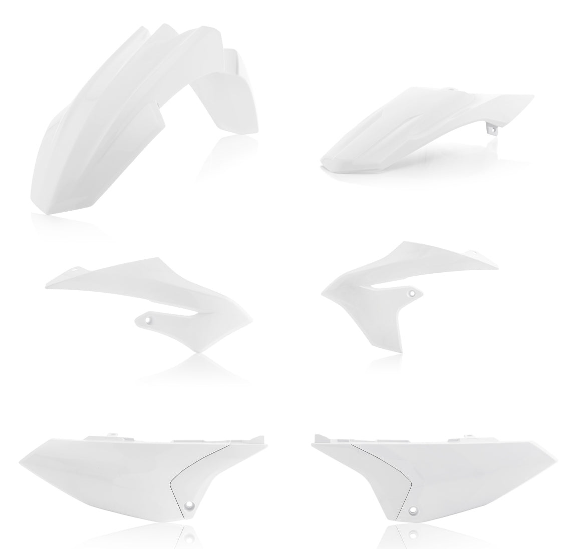 Acerbis Plastik Kit passend für Yamaha weiß / 4tlg.