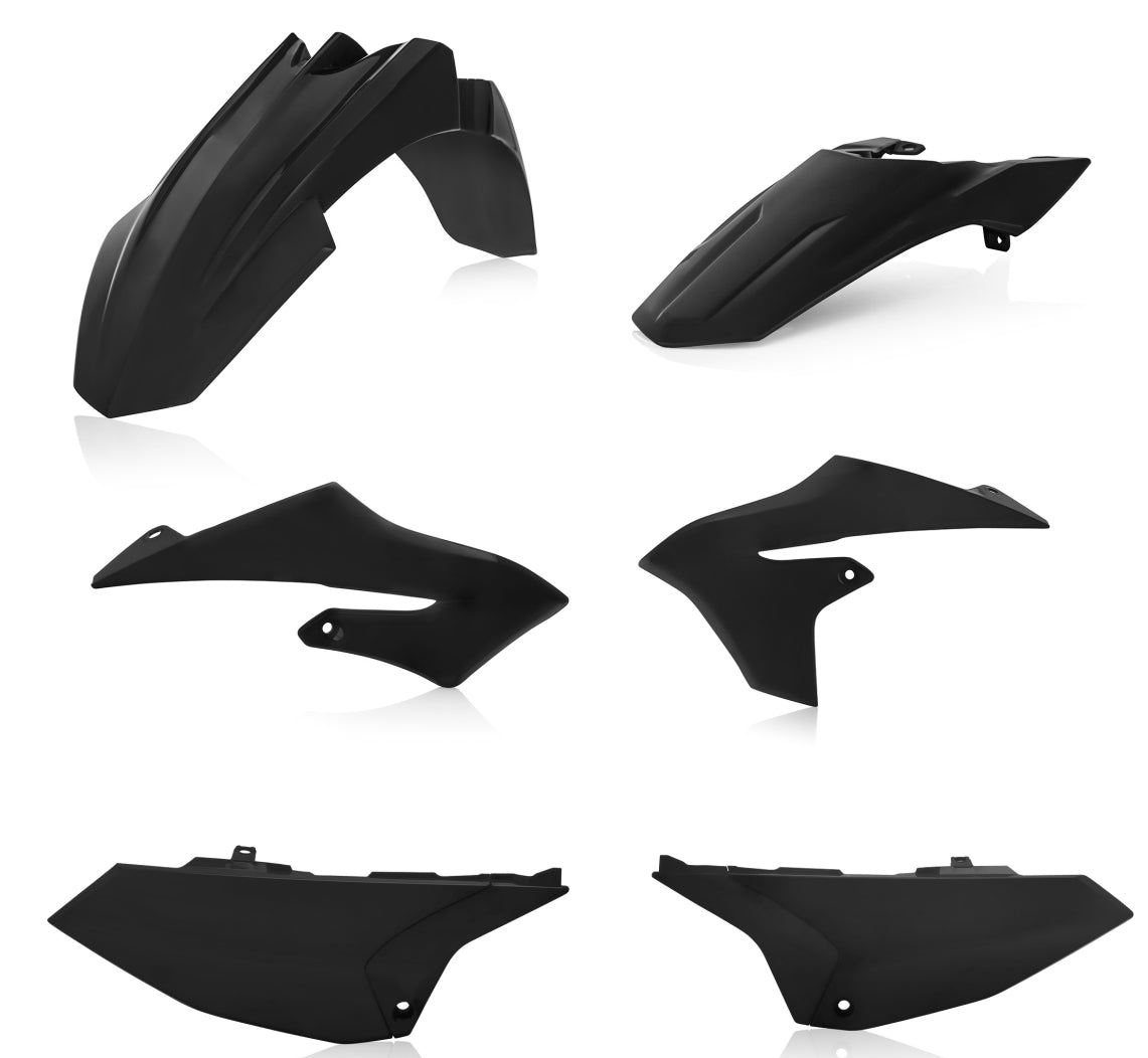 Acerbis Plastik Kit passend für Yamaha schwarz / 4tlg.