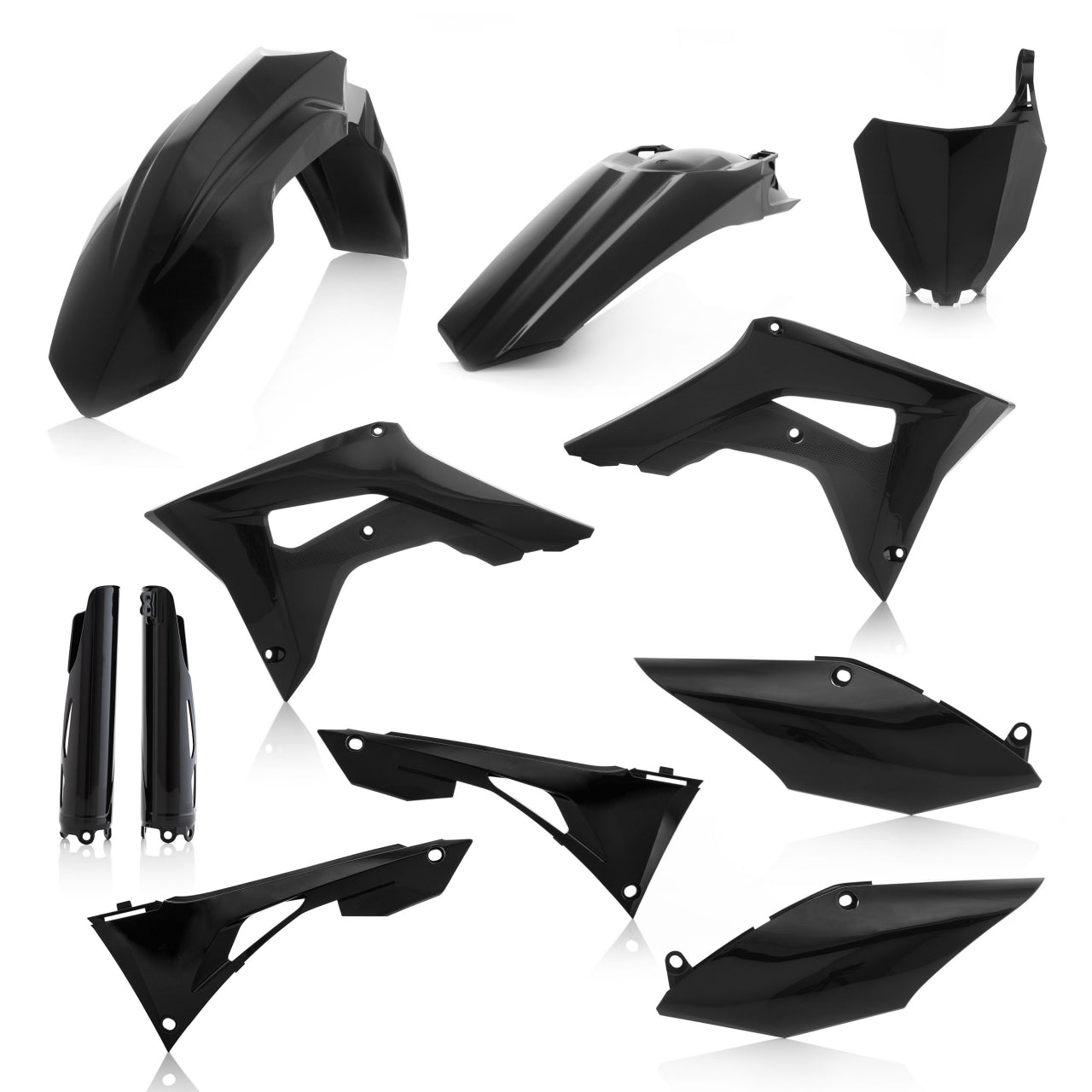 Acerbis Plastik Full Kit passend für Honda schwarz / 7tlg.