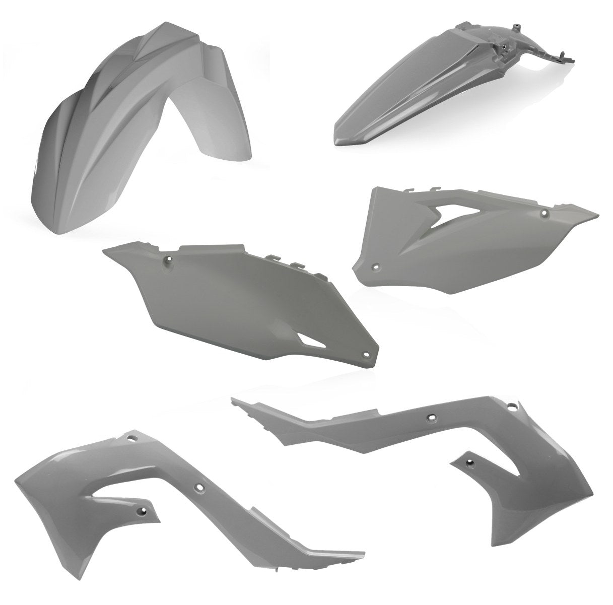 Acerbis Plastik Kit passend für Kawasaki grau / 4tlg.