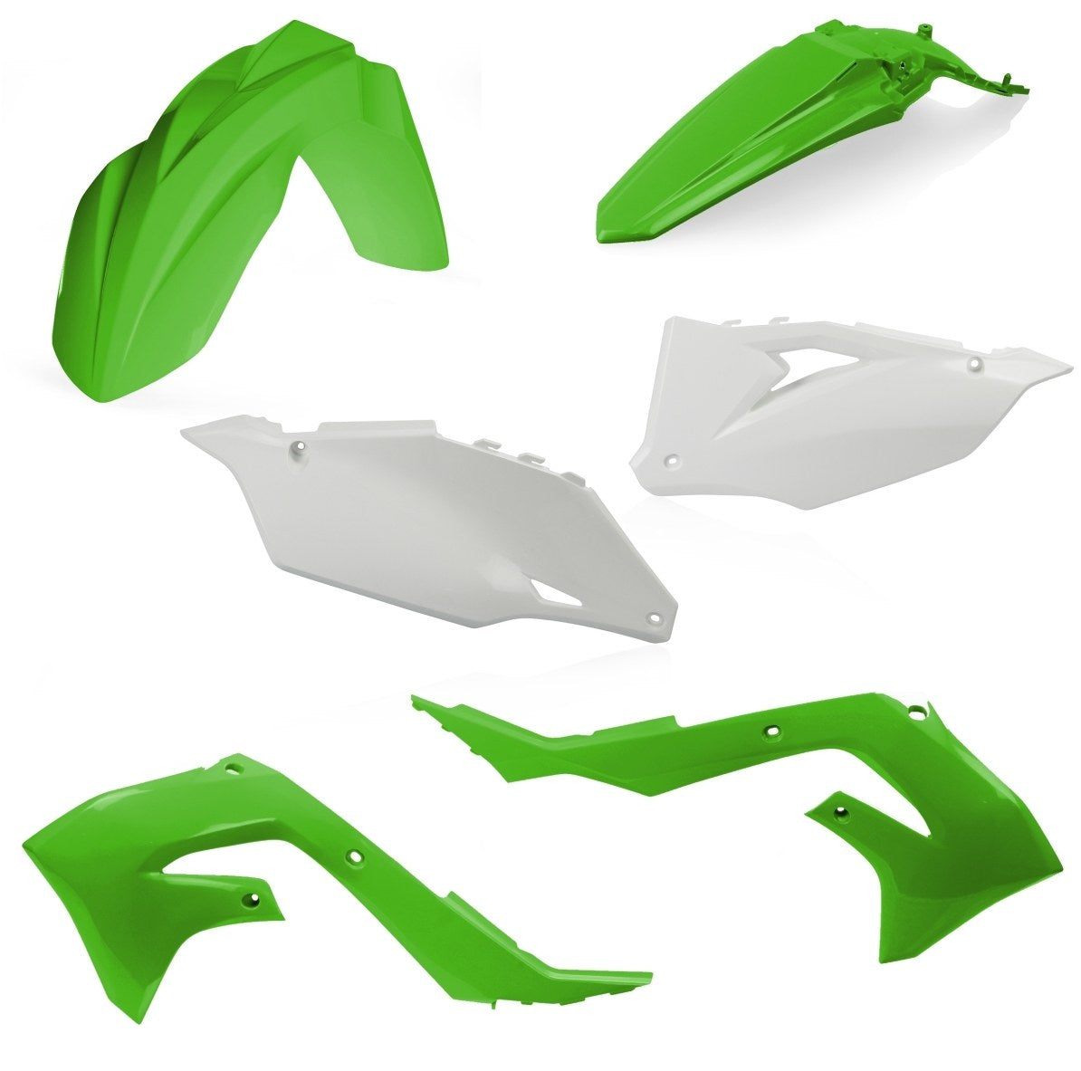 Acerbis Plastik Kit passend für Kawasaki OEM / 4tlg.
