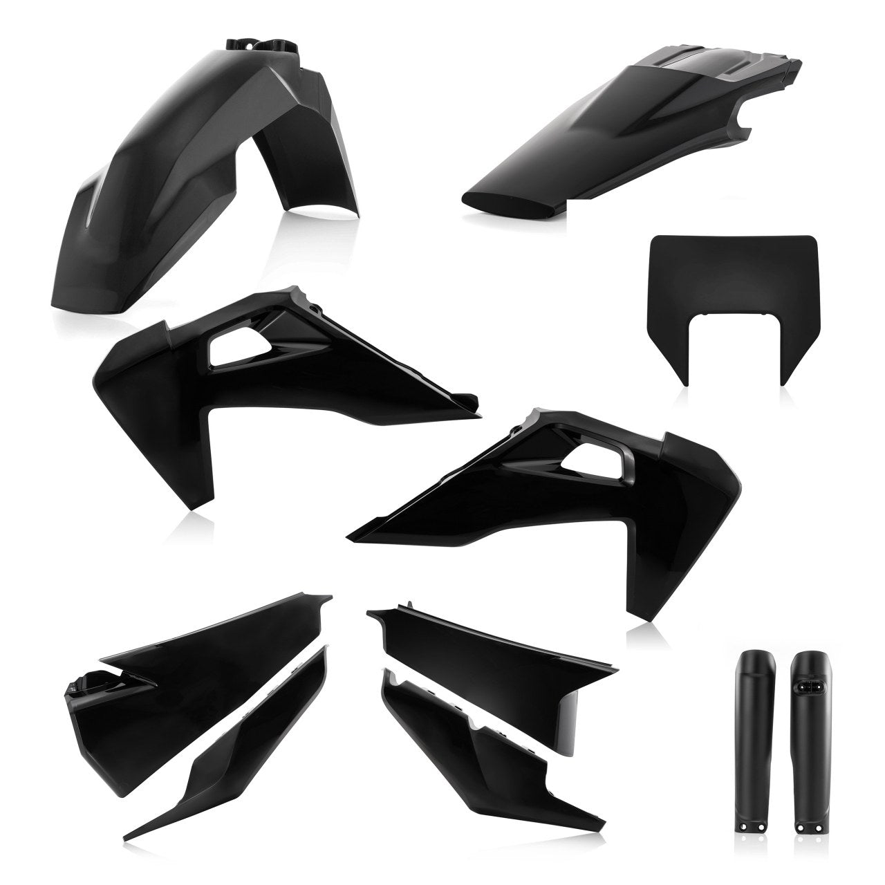Acerbis Plastik Full Kit passend für Husqvarna schwarz / 6tlg.