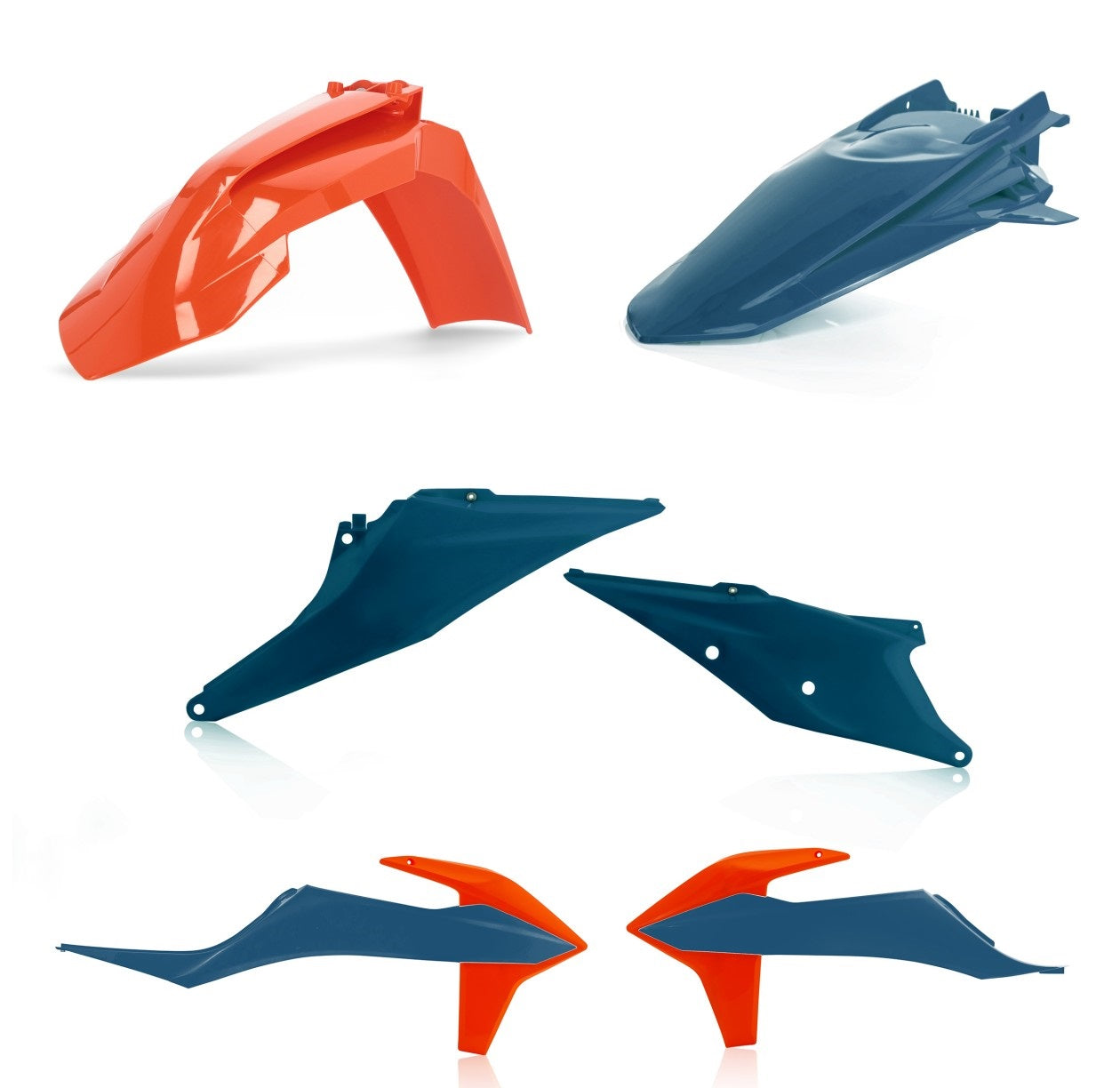 Acerbis Plastik Kit passend für KTM blau-orange / 4tlg.