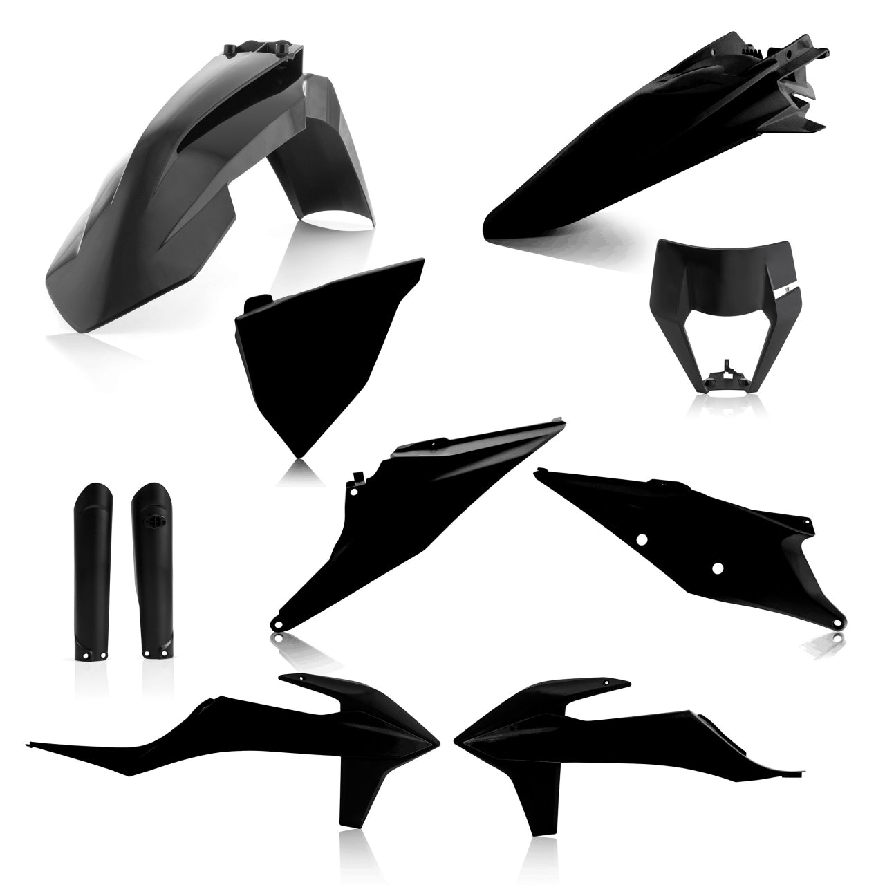 Acerbis Plastik Full Kit passend für KTM schwarz / 7tlg.