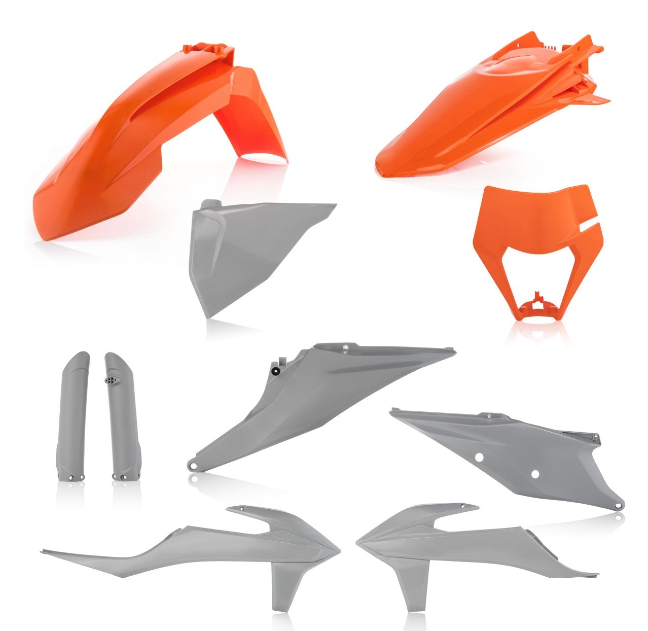 Acerbis Plastik Full Kit passend für KTM orange-grau / 7tlg.