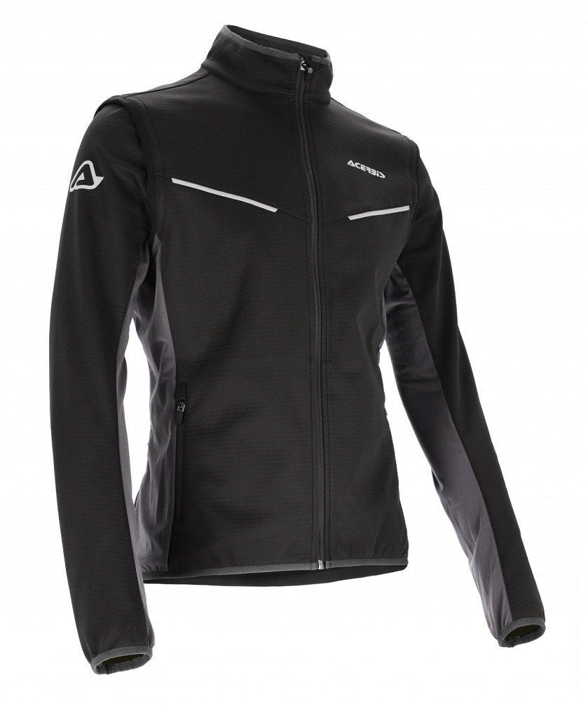 Acerbis Jacke Softshell Track schwarz-grau