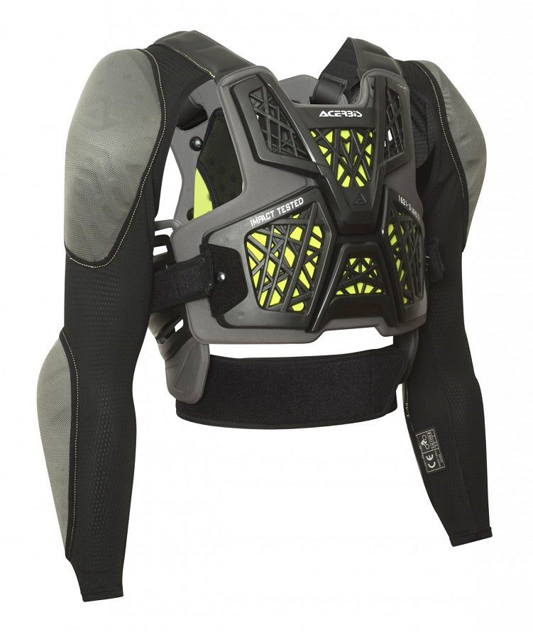 Acerbis Protektorjacke Spektrum Level2 schwarz-gelb-fluo