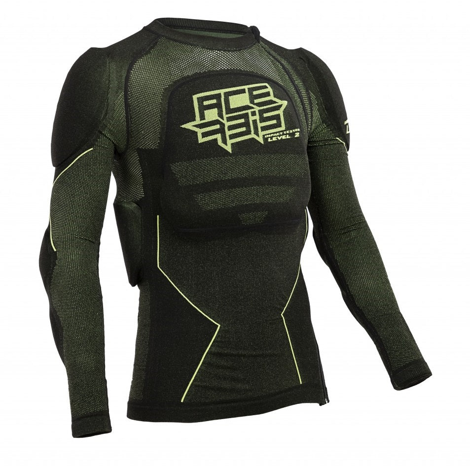 SALE% - Acerbis Protektorjacke X-Fit Future Level2 schwarz-gelb-fluo