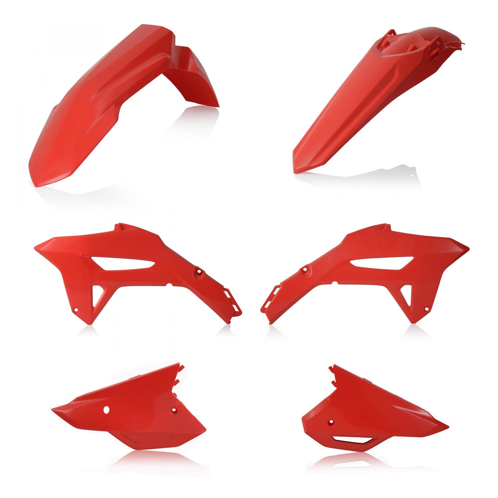 Acerbis Plastik Kit passend für Honda bordeaux / 4tlg.