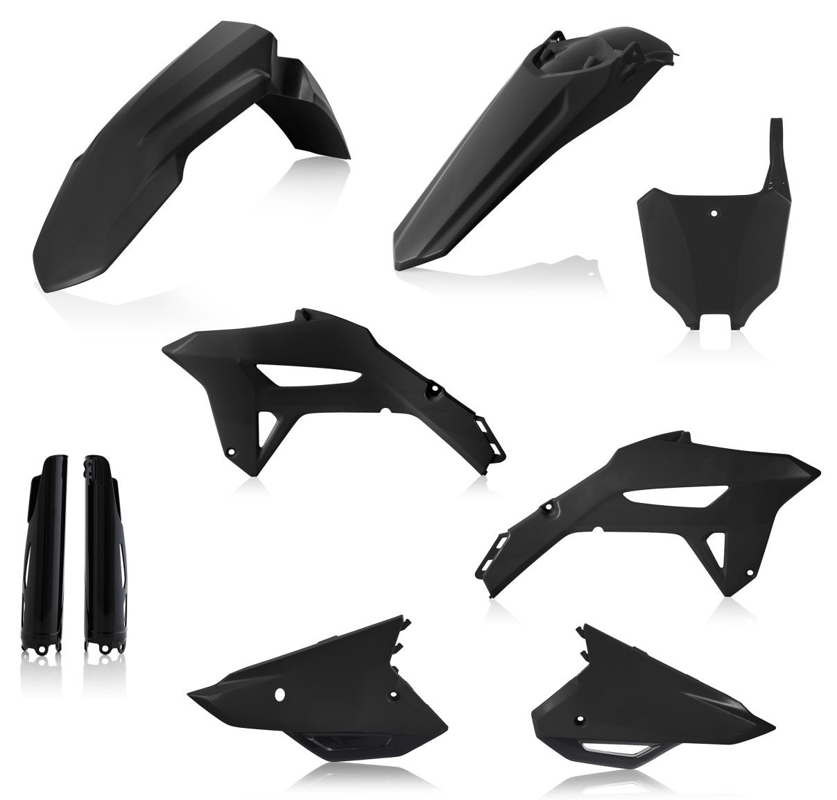 Acerbis Plastik Full Kit passend für Honda schwarz / 6tlg.