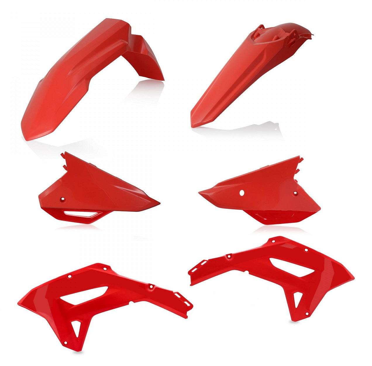 Acerbis Plastik Kit passend für Honda bordeaux / 4tlg.
