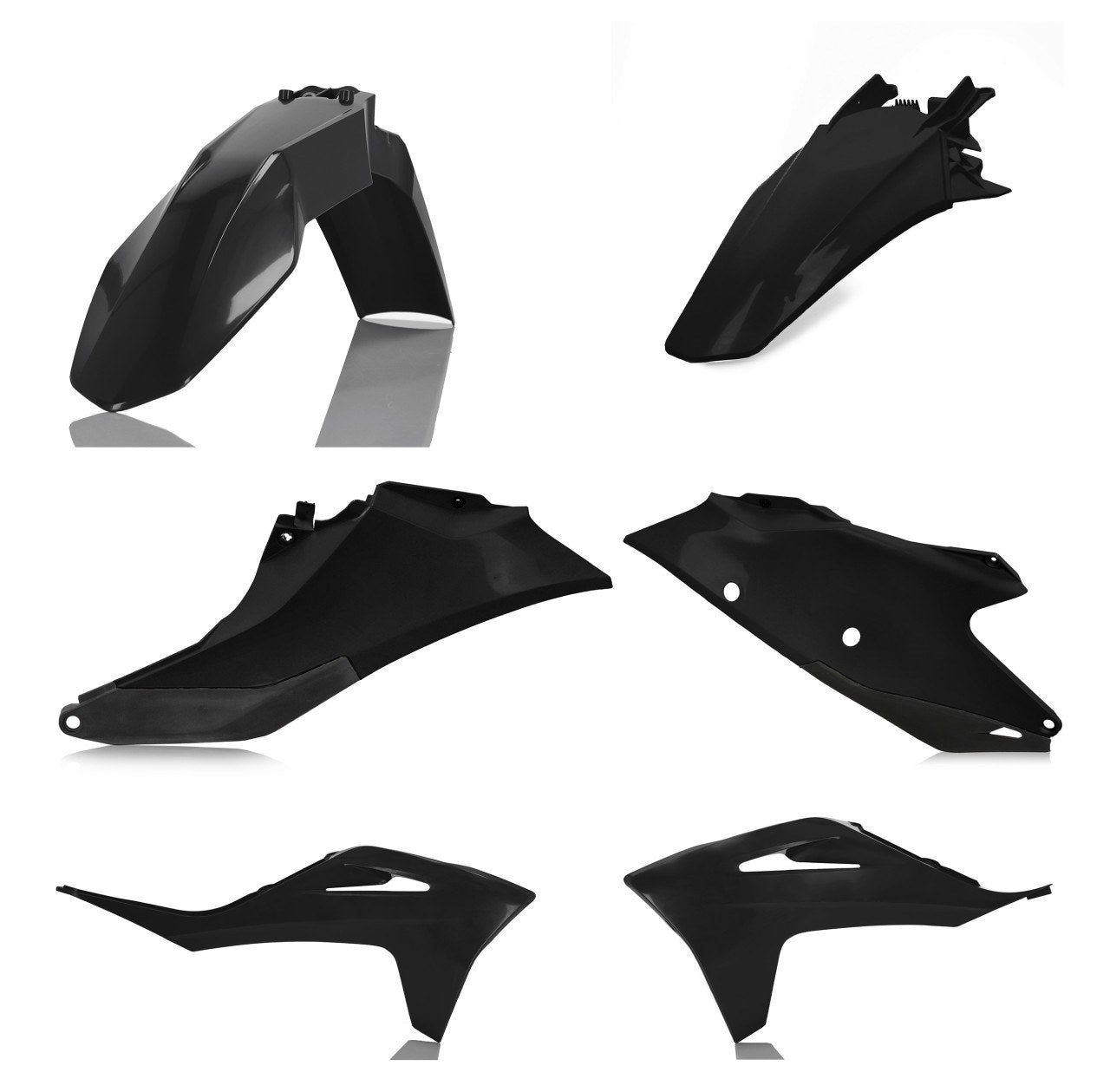 Acerbis Plastik Kit passend für GasGas schwarz / 4tlg.