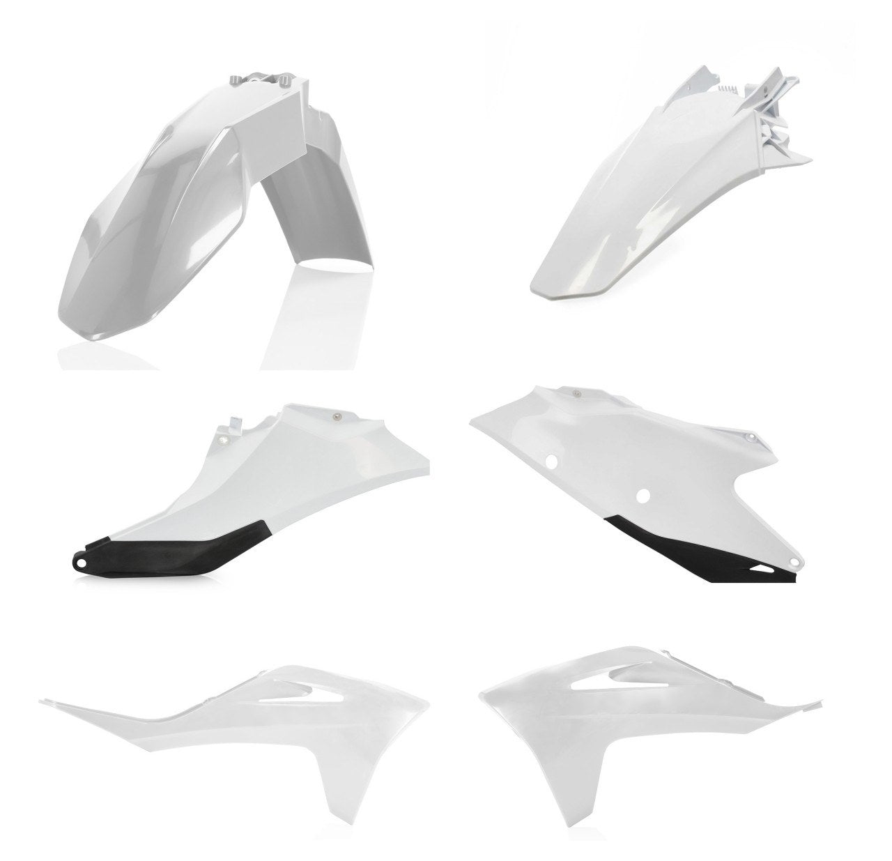 Acerbis Plastik Kit passend für GasGas weiß-schwarz / 4tlg.