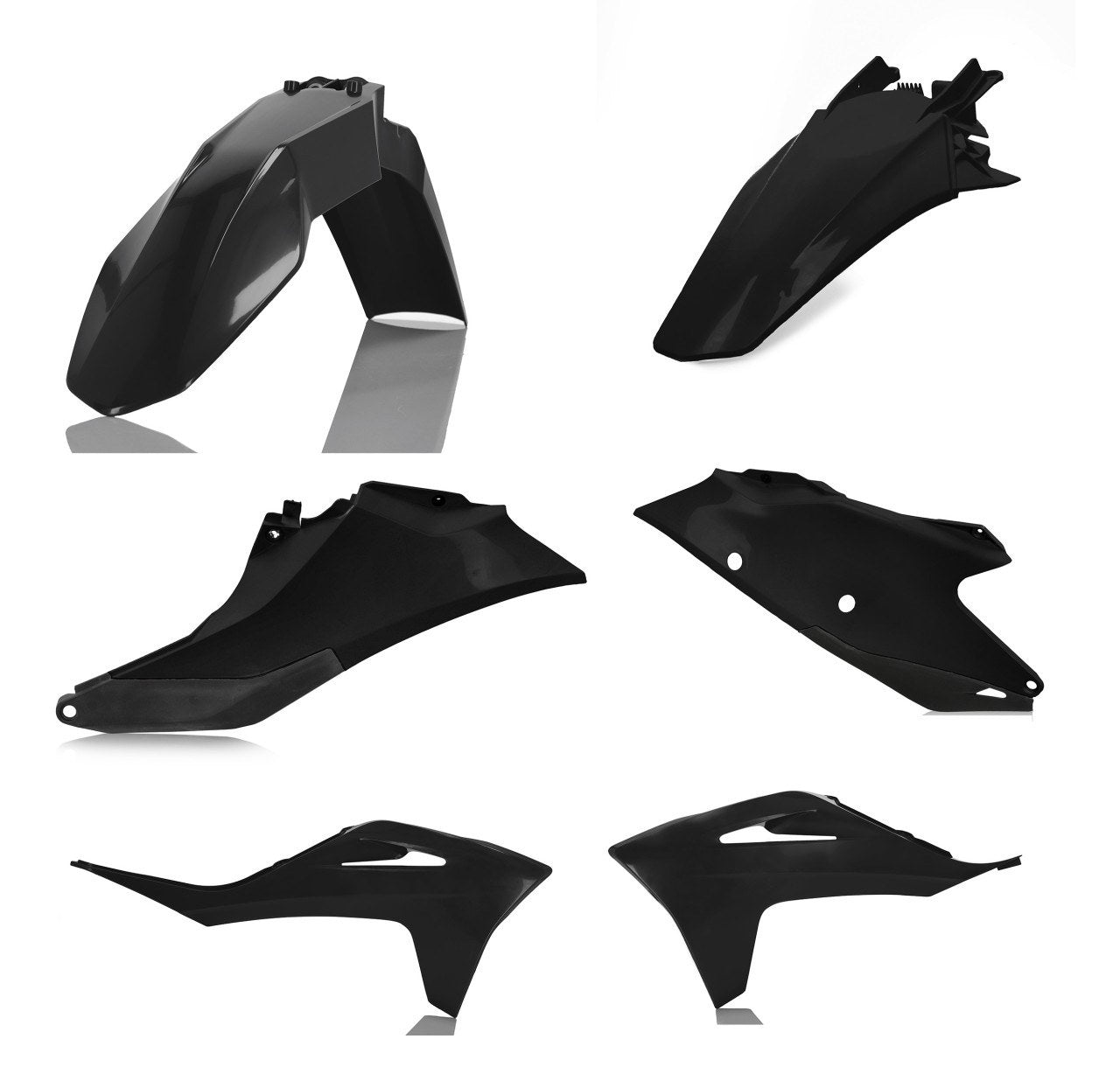 Acerbis Plastik Kit passend für GasGas schwarz / 4tlg.