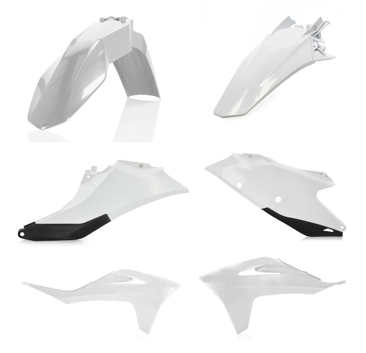 Acerbis Plastik Kit passend für GasGas weiß-schwarz / 4tlg.