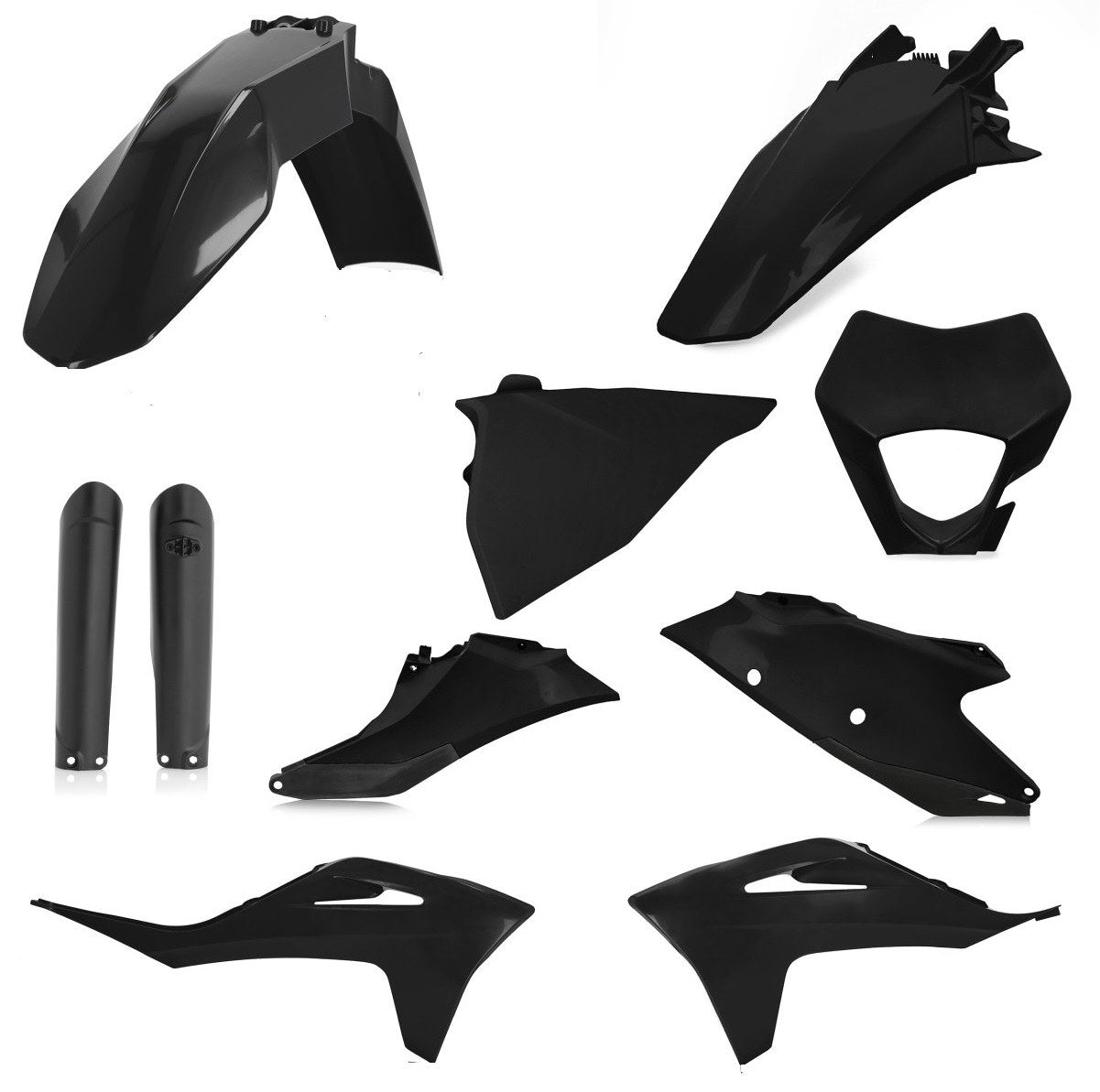Acerbis Plastik Full Kit passend für GasGas schwarz / 7tlg.