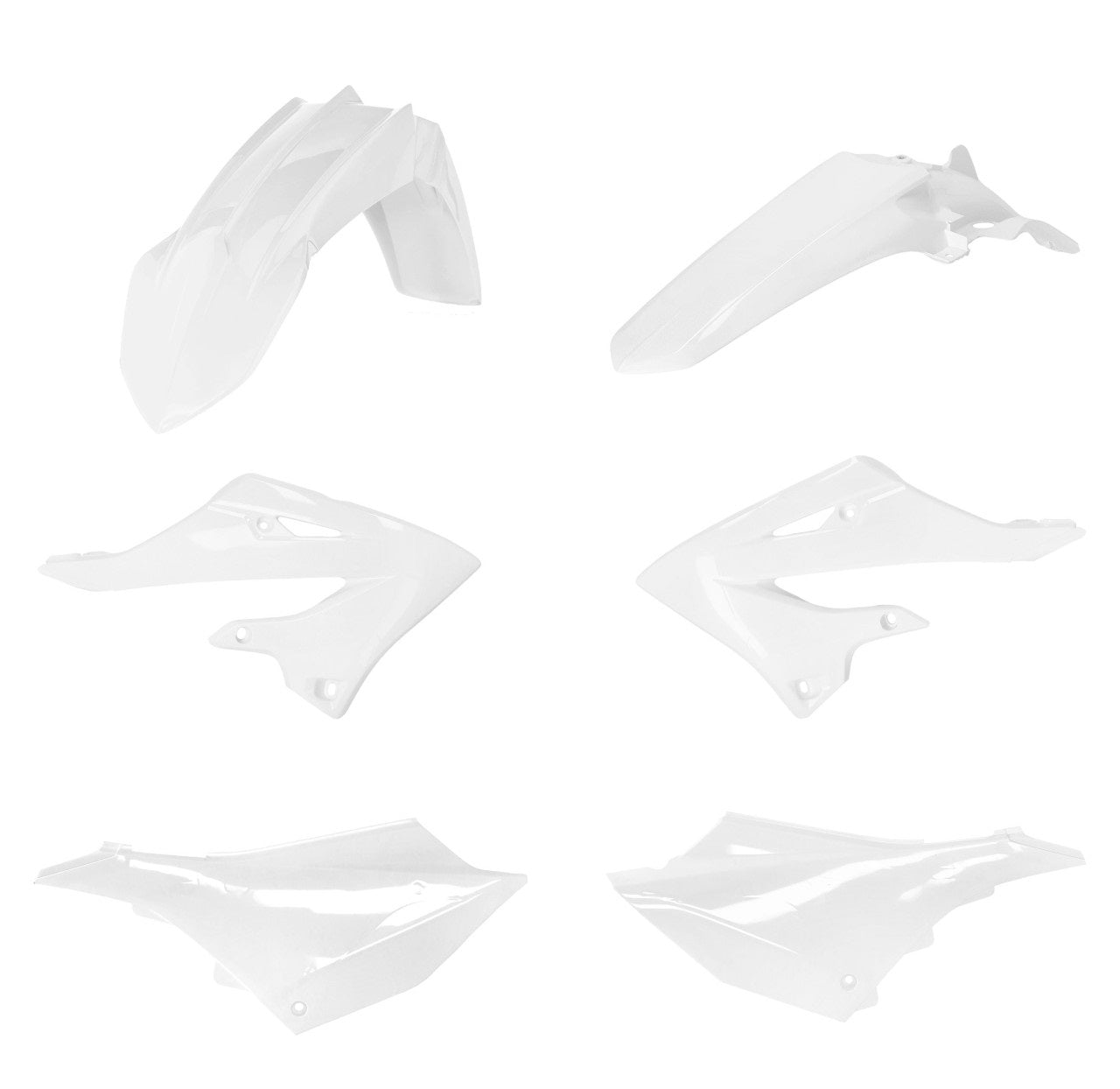 Acerbis Plastik Kit passend für Yamaha weiß / 4tlg.