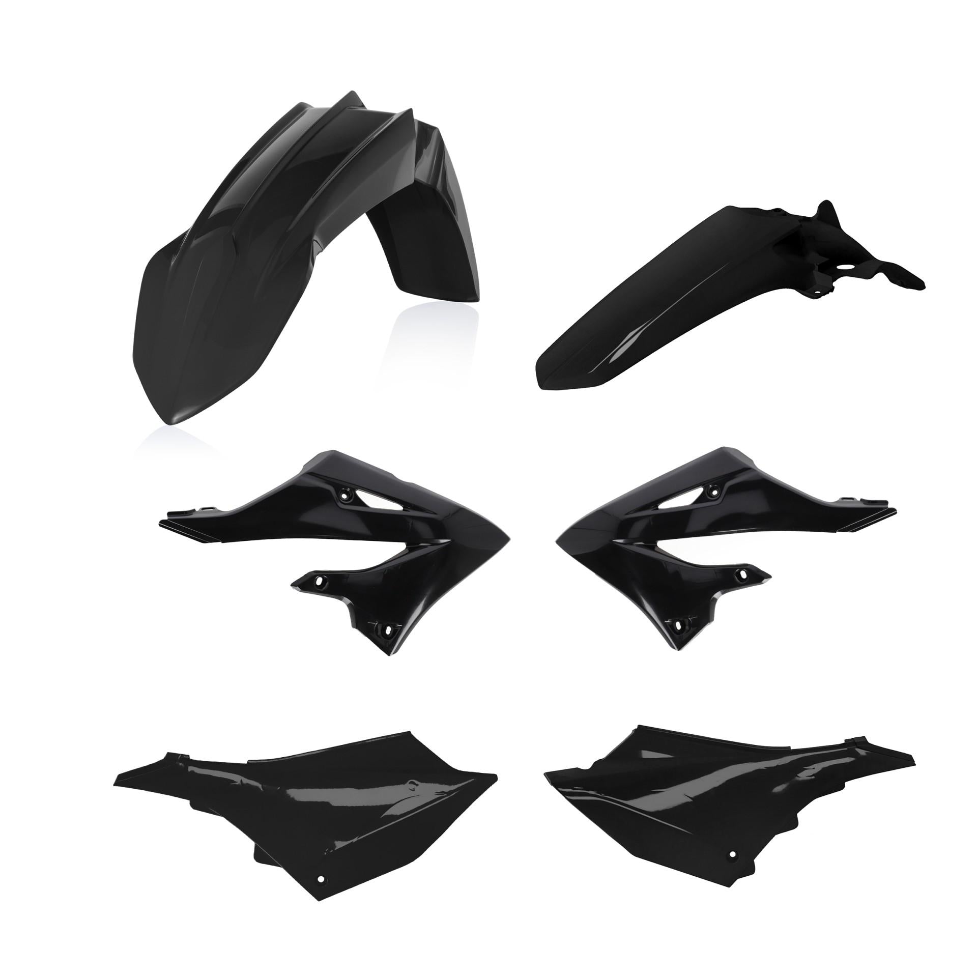 Acerbis Plastik Kit passend für Yamaha schwarz / 4tlg.