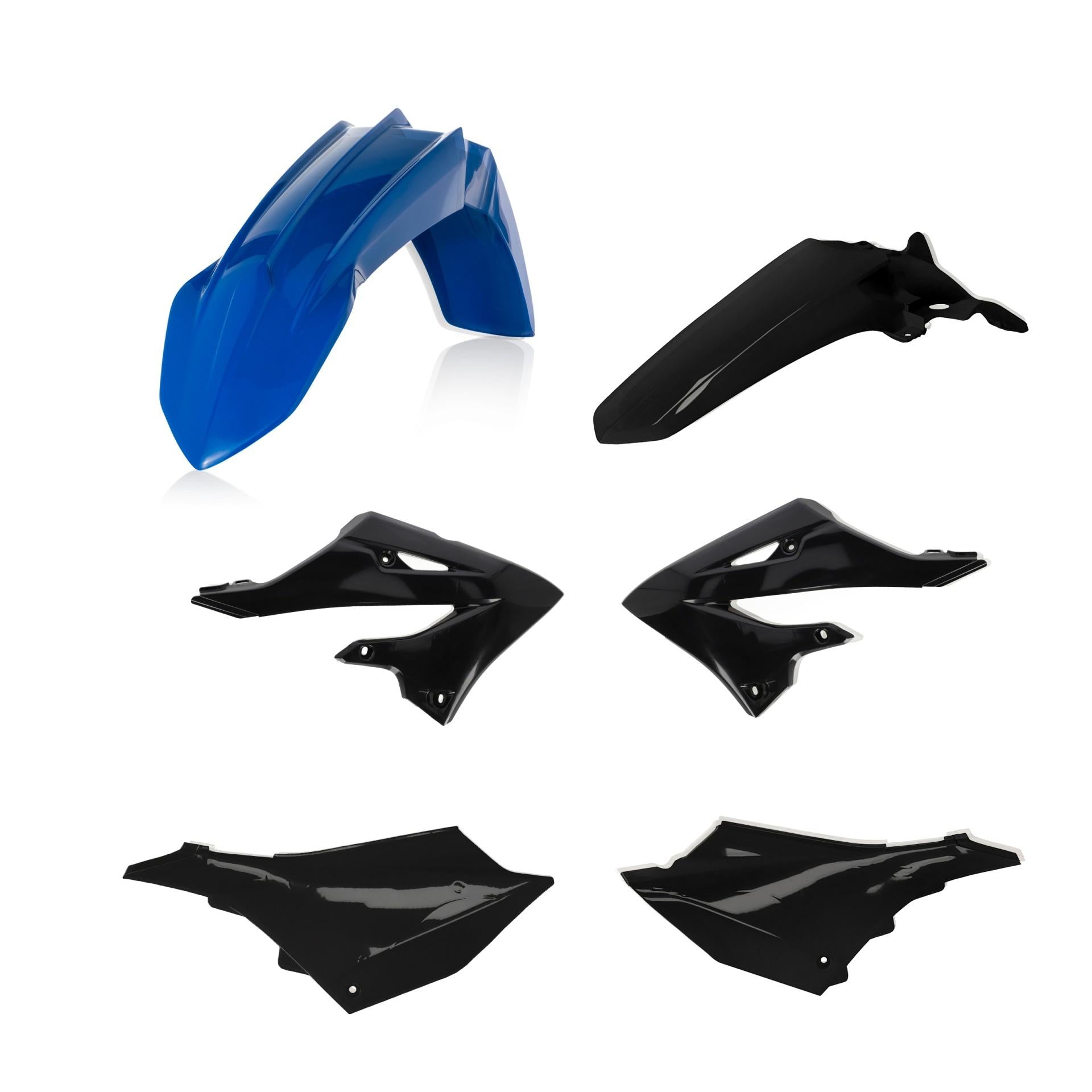 Acerbis Plastik Kit passend für Yamaha schwarz-blau / 4tlg.
