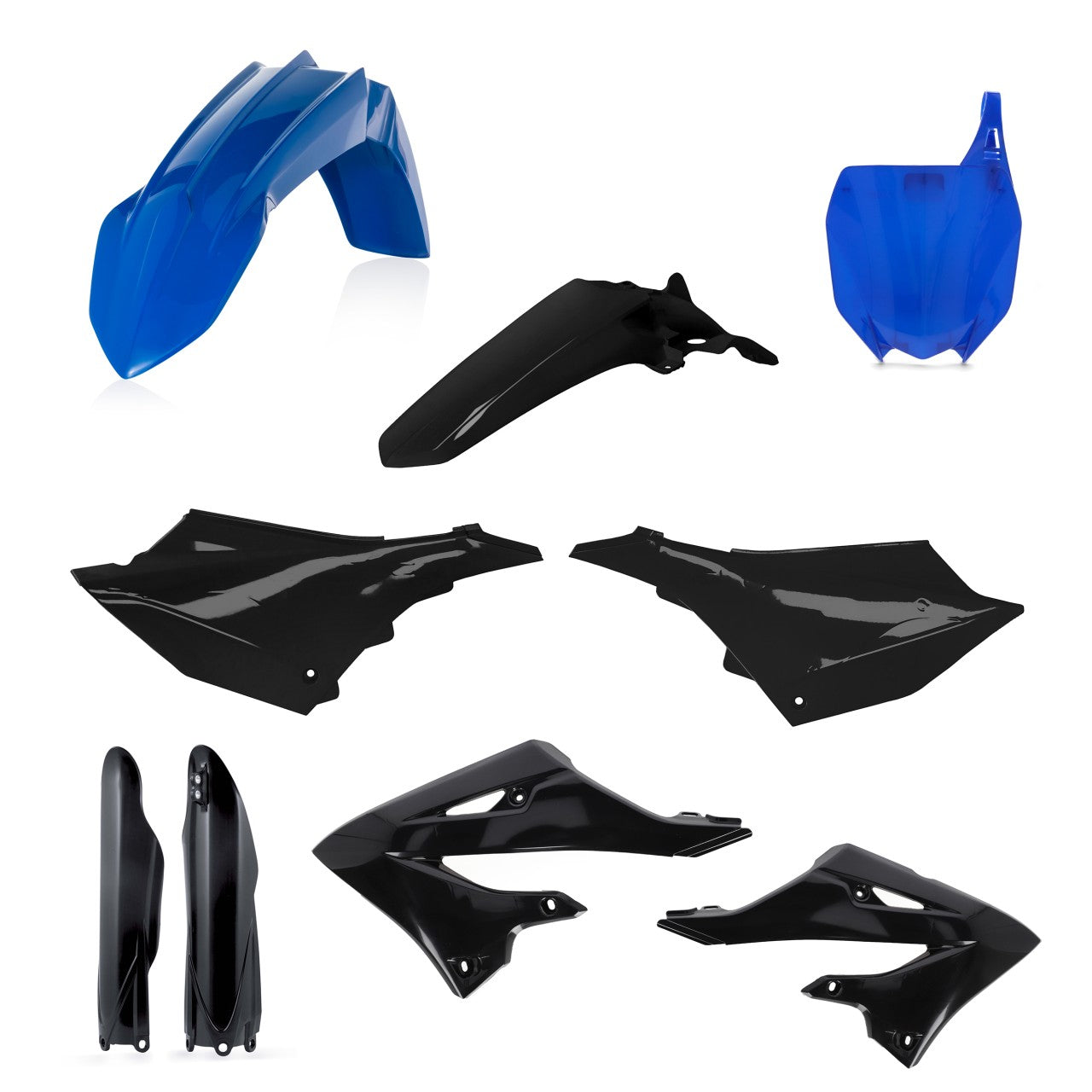 Acerbis Plastik Full Kit passend für Yamaha schwarz-blau / 6tlg.