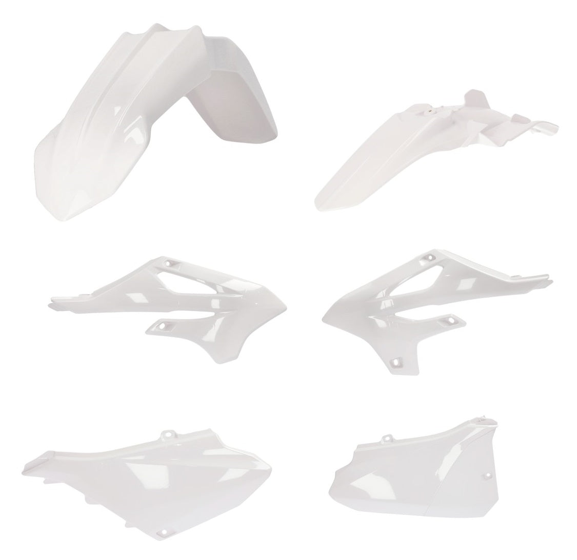 Acerbis Plastik Kit passend für Yamaha weiß / 4tlg.