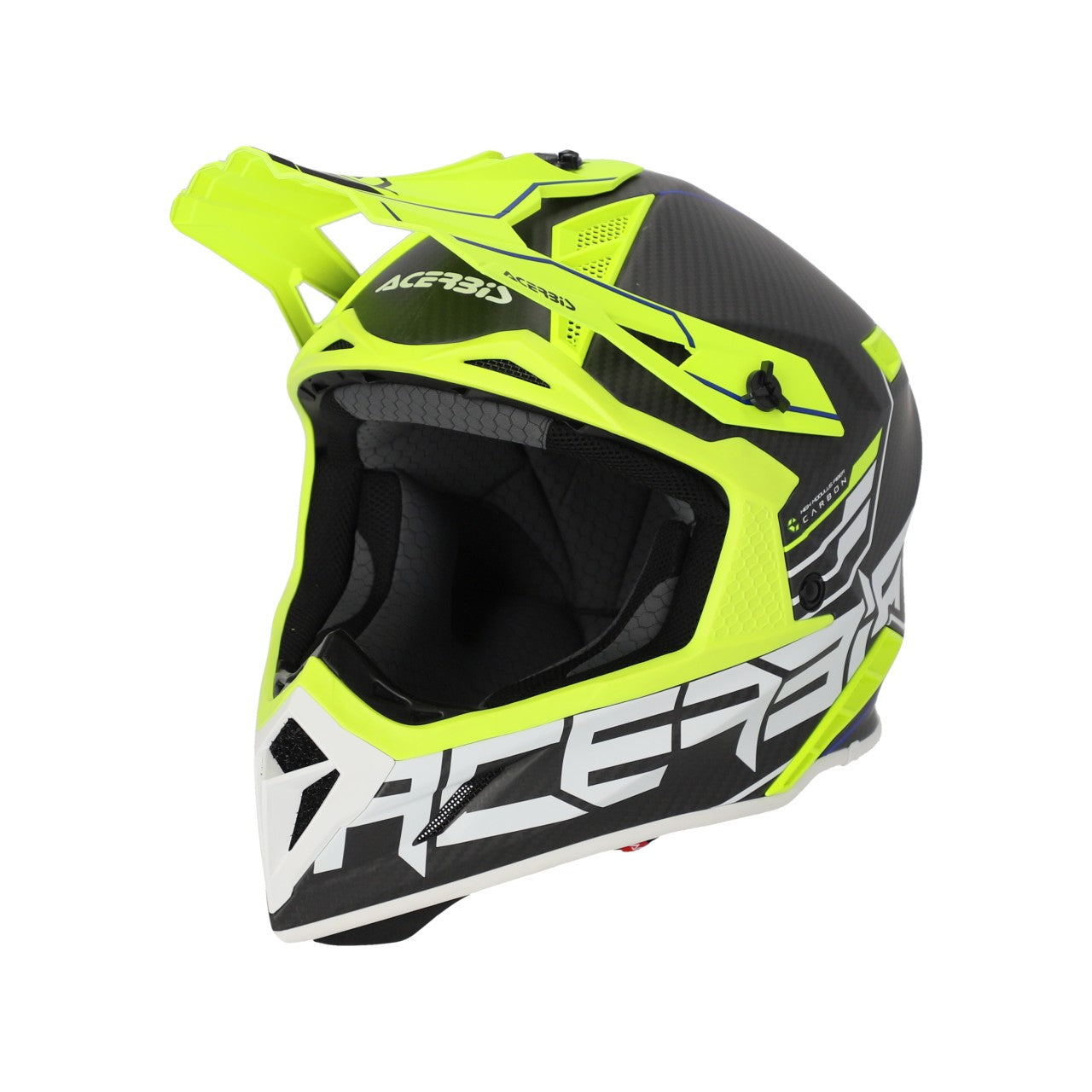 Acerbis Helm Carbon Steel 2206 schwarz-gelb-fluo